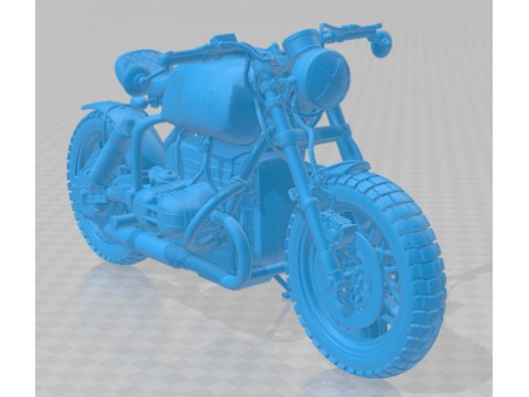 R100 Dellmann Bobber Printable Motorbike 3D Print Model