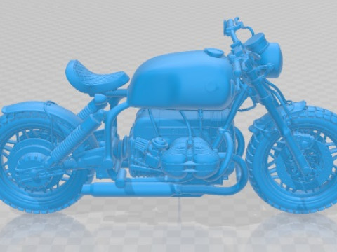 R100 Dellmann Bobber Printable Motorbike 3D Print Model