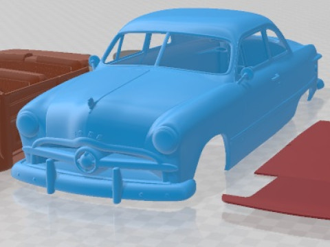 Custom Club Coupe 1949 Printable Car Modelo de Impressão 3D