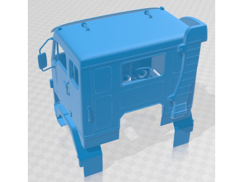Volvo F88 Tractor Truck 1968 Printable Cabin Modelo de impresión 3D