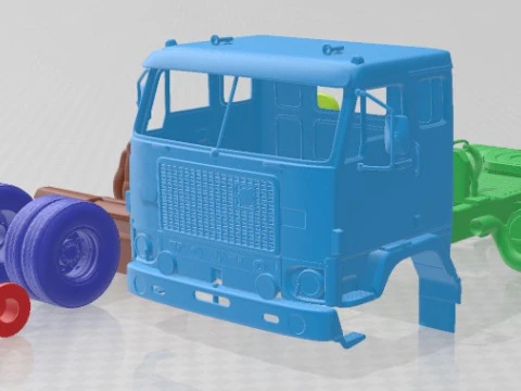 Volvo F88 Tractor Truck 1968 Printable 3D Print Model