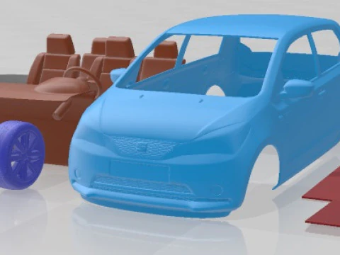 Seat Mii Electric 2020 Printable Car 3D Print Model