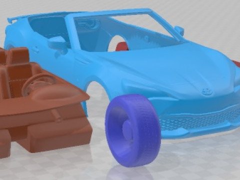 Toyota GT 86 Cabrio 2020 Printable Car 3D 프린트 모델