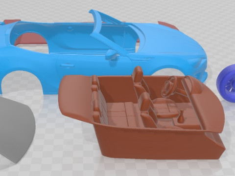 Toyota GT 86 Cabrio 2020 Printable Car 3D 프린트 모델