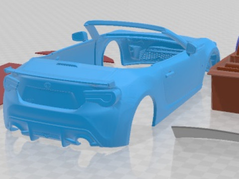 Toyota GT 86 Cabrio 2020 Printable Car 3D 프린트 모델