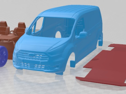 Transit Connect LWB 2020 Printable Van Modelo de impresión 3D