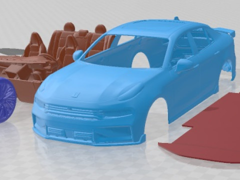 Lynk Co 03 Printable Car 3D Print Model