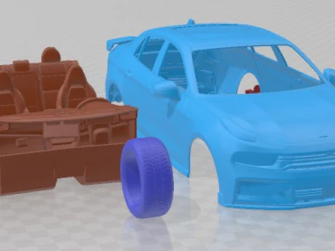 Lynk Co 03 Printable Car 3D Print Model