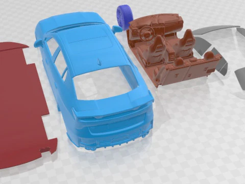 Lynk Co 03 Printable Car 3D Print Model
