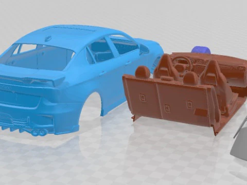 Lynk Co 03 Printable Car 3D Print Model
