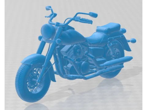 Motocicleta Kawasaki VN 1500 para impress&atilde;o Modelo de Impressão 3D