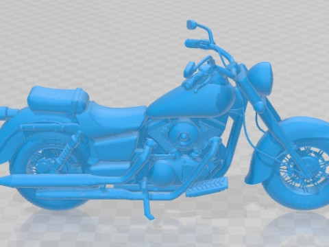 Kawasaki VN 1500 Printable Motorbike Modelo de impresión 3D