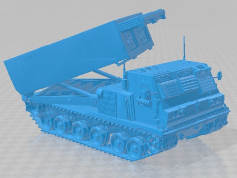 MLRS M270 A1 1998 Printable Model Cetak 3D
