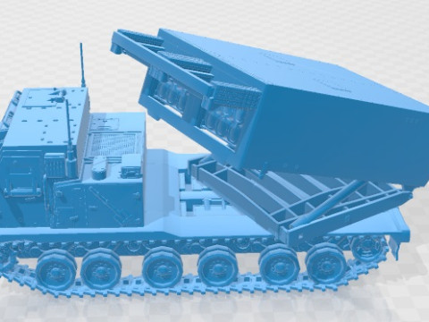 MLRS M270 A1 1998 Printable Model Cetak 3D