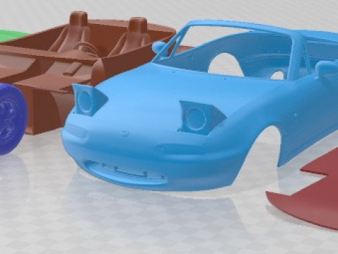 Mazda MX-5 1989 Printable Car 3D Print Model