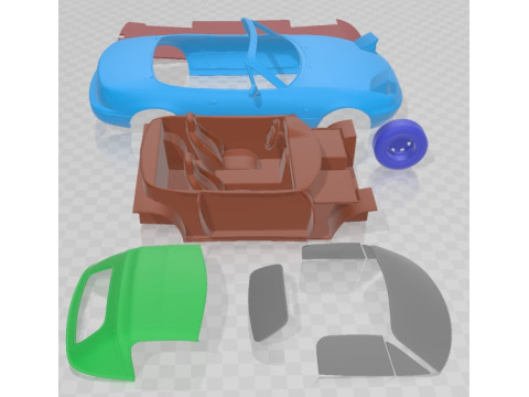 Mazda MX-5 1989 Printable Car Modèles 3D en vedette