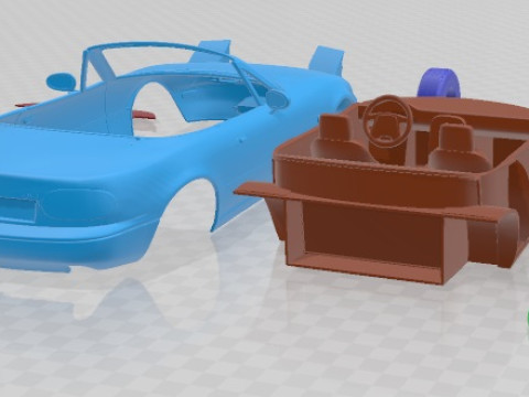 Mazda MX-5 1989 Printable Car Modèles 3D en vedette