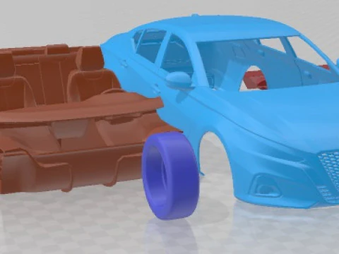 Nissan Altima 2019 Printable Car 3D Print Model