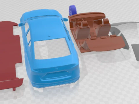 Nissan Altima 2019 Printable Car 3D Print Model
