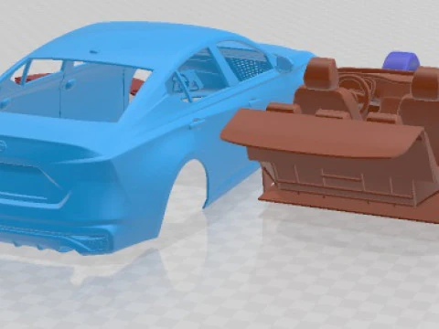 Nissan Altima 2019 Printable Car 3D Print Model