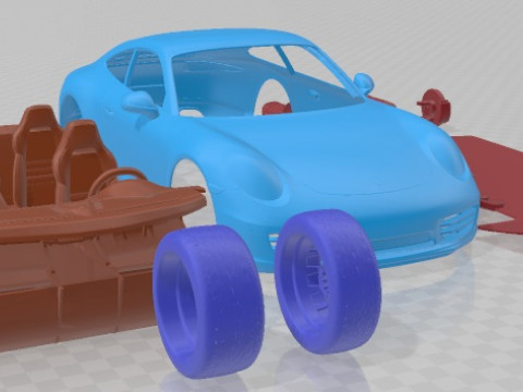 Porsche Carrera 911 2017 Printable Car 3D Принт Модель