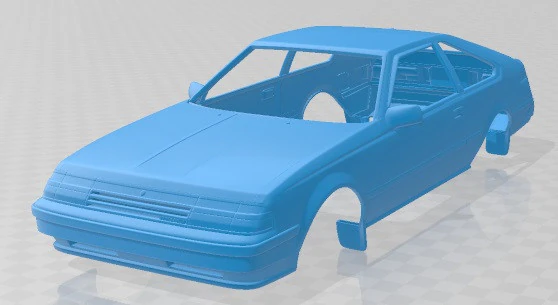 Toyota Celica Liftback 1981 Printable Body Car 3D Print Model .c4d .max .obj .3ds .fbx .stl .blend 