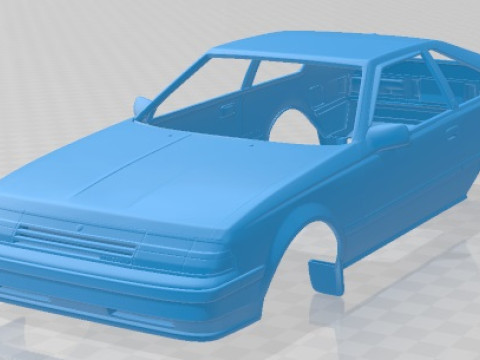 Toyota Celica Liftback 1981 Printable Body Car 3D Print Model