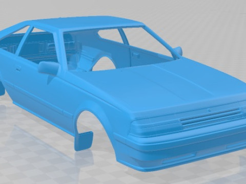 Toyota Celica Liftback 1981 Printable Body Car Model do druku 3D