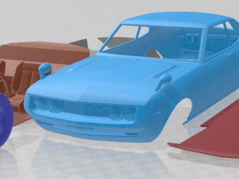 Toyota Celica 1600 GT Coupe 1973 Printable Car 3D Print Model