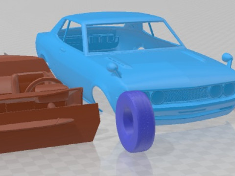 Toyota Celica 1600 GT Coupe 1973 Printable Car 3D Print Model