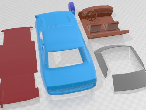 Toyota Celica 1600 GT Coupe 1973 Printable Car 3D Print Model