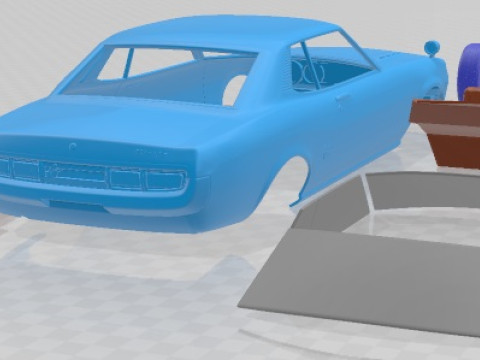 Toyota Celica 1600 GT Coupe 1973 Printable Car 3D Print Model