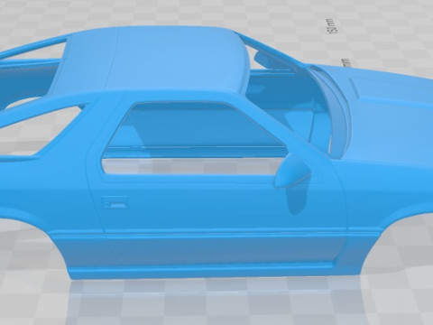 Chrysler Daytona Shelby Z 1987 Printable Body Car Modelo de impresión 3D