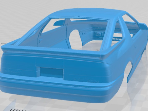 Chrysler Daytona Shelby Z 1987 Printable Body Car Modelo de impresión 3D