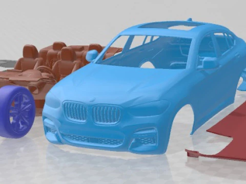X4 M40D 2019 Yazdırılabilir Araba 3D Baskı Modeli