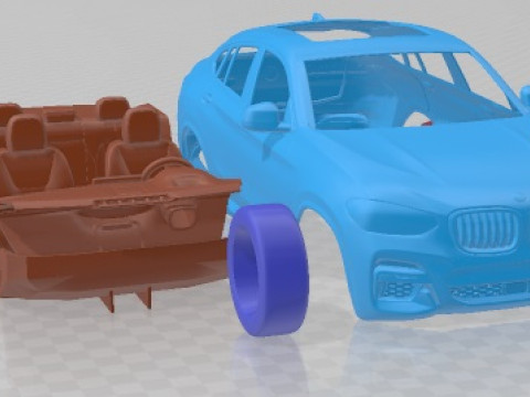 X4 M40D 2019 Printable Car Modelo de impresión 3D