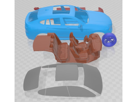 X4 M40D 2019 Printable Car Modelo de impresión 3D