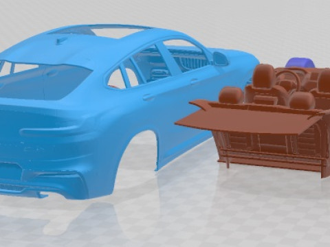 X4 M40D 2019 Printable Car Modelo de impresión 3D