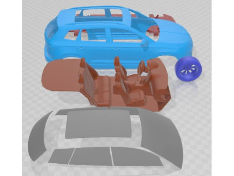 Skoda Karoq Scout 2019 Printable Car 3D Print Model