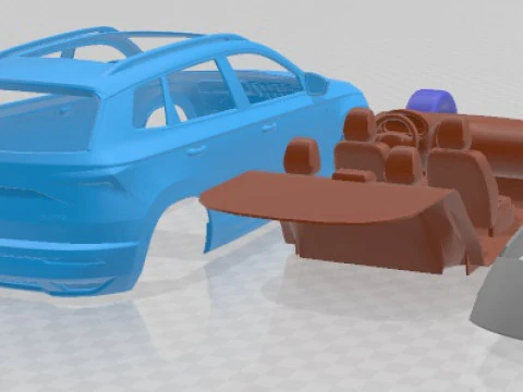 Skoda Karoq Scout 2019 Printable Car 3D Print Model