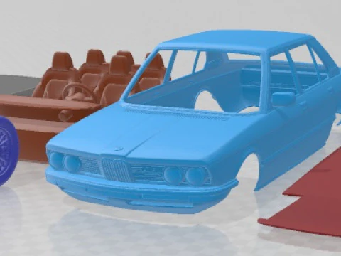 Series 5 E12 1978 Printable Car 3D Print Model