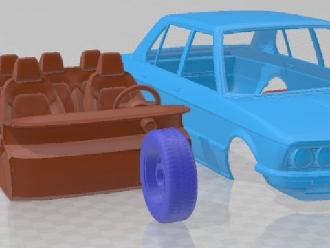 Series 5 E12 1978 Printable Car 3D Print Model