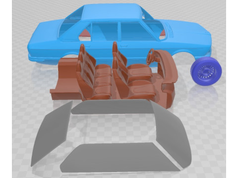 Series 5 E12 1978 Printable Car 3D Print Model