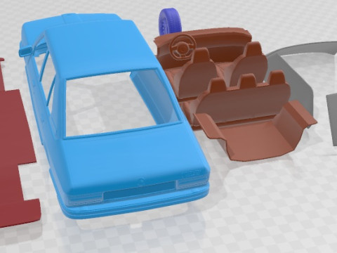 Series 5 E12 1978 Printable Car 3D Print Model