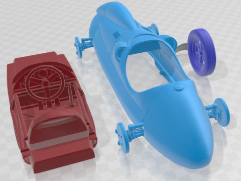 Cooper T20 F1 1952 Printable Car Model Cetak 3D