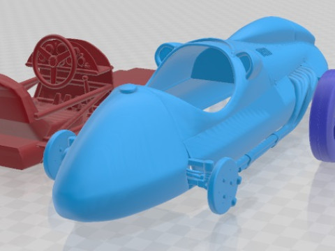 Cooper T20 F1 1952 Printable Car Model Cetak 3D