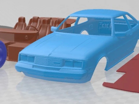 Toyota Celica ST Coupe 1979 Printable Car 3D Print Model