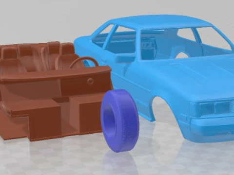 Toyota Celica ST Coupe 1979 Printable Car 3D Print Model