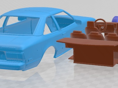 Toyota Celica ST Coupe 1979 Printable Car 3D प्रिंट मॉडल