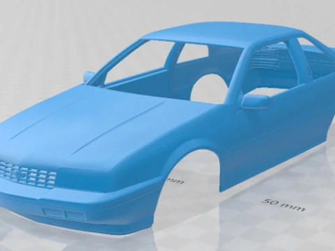 Chevrolet Beretta GT 1988 Printable Body Car 3D Print Model